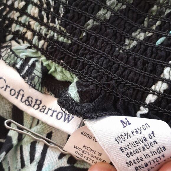 Croft & Barrow, Tropical Pull Up Midi Skirt - Picture 9 of 17